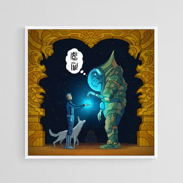 Secret Meeting Poster – Adventure Art, Fantasy Art, Comic Art