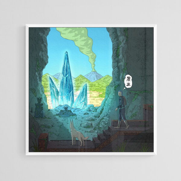 Anary Crystals Poster – Adventure Art, Fantasy Art, Comic Art