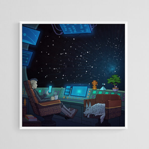 In the Hyperspace Poster – Adventure Art, Fantasy Art, Comic Art