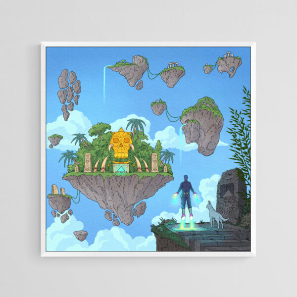 Skull Island Poster – Adventure Art, Fantasy Art, Comic Art