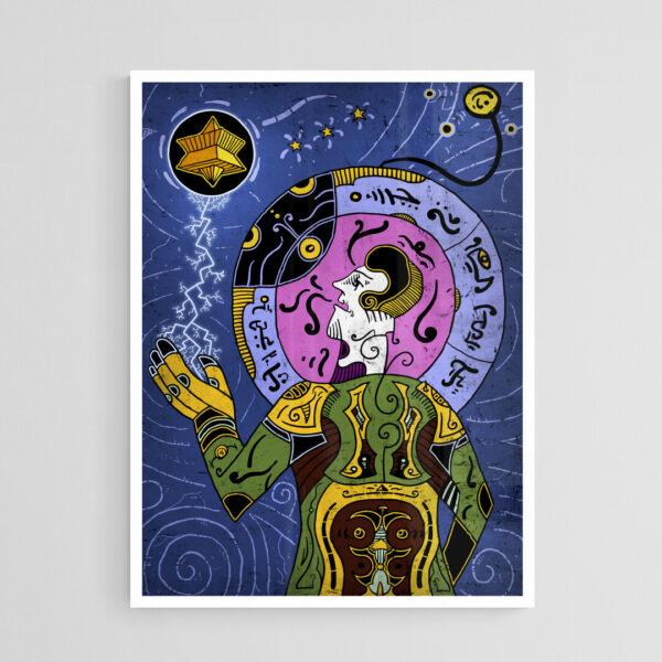 Incal Poster – Pop Surrealism, Weird Art, Lowbrow Art, Halloween Wall Art