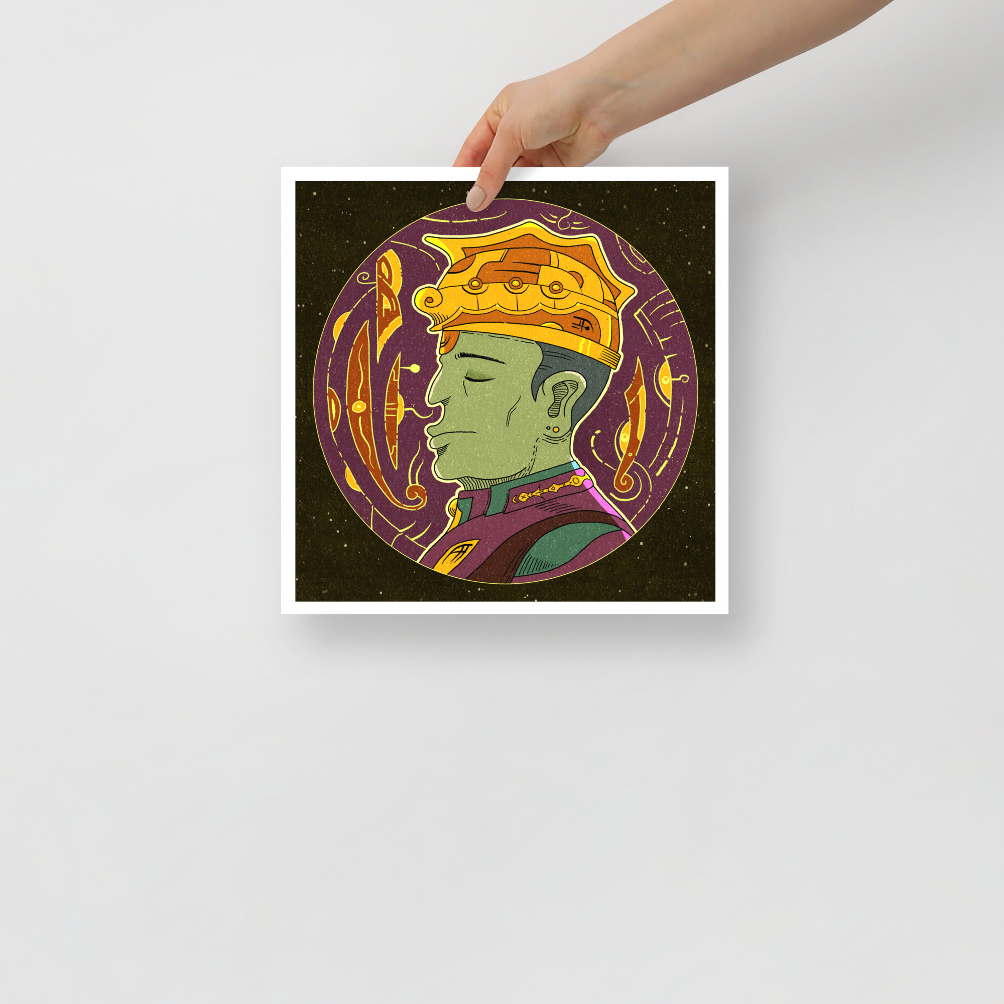 Dreamer - Poster, Pop-Surrealism, Lowbrow Art - 12×12 image