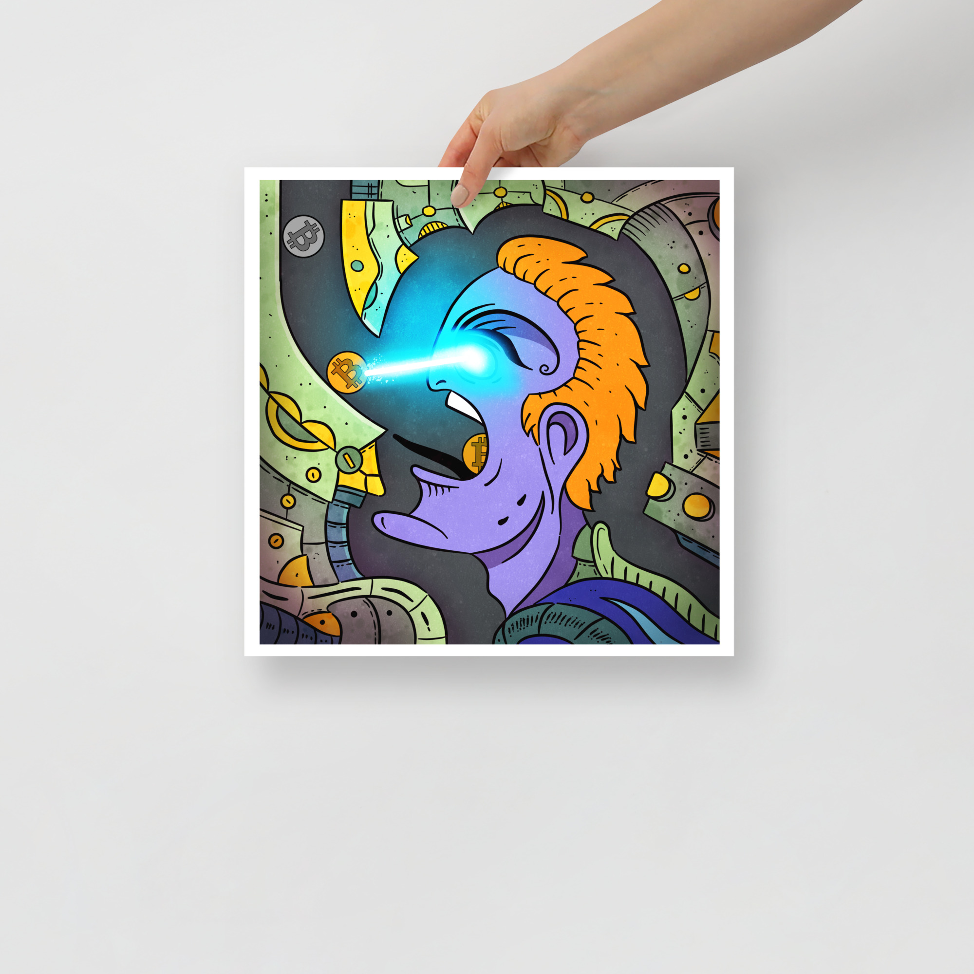 Digger - Poster, Pop-Surrealism, Lowbrow Art - 14×14 image