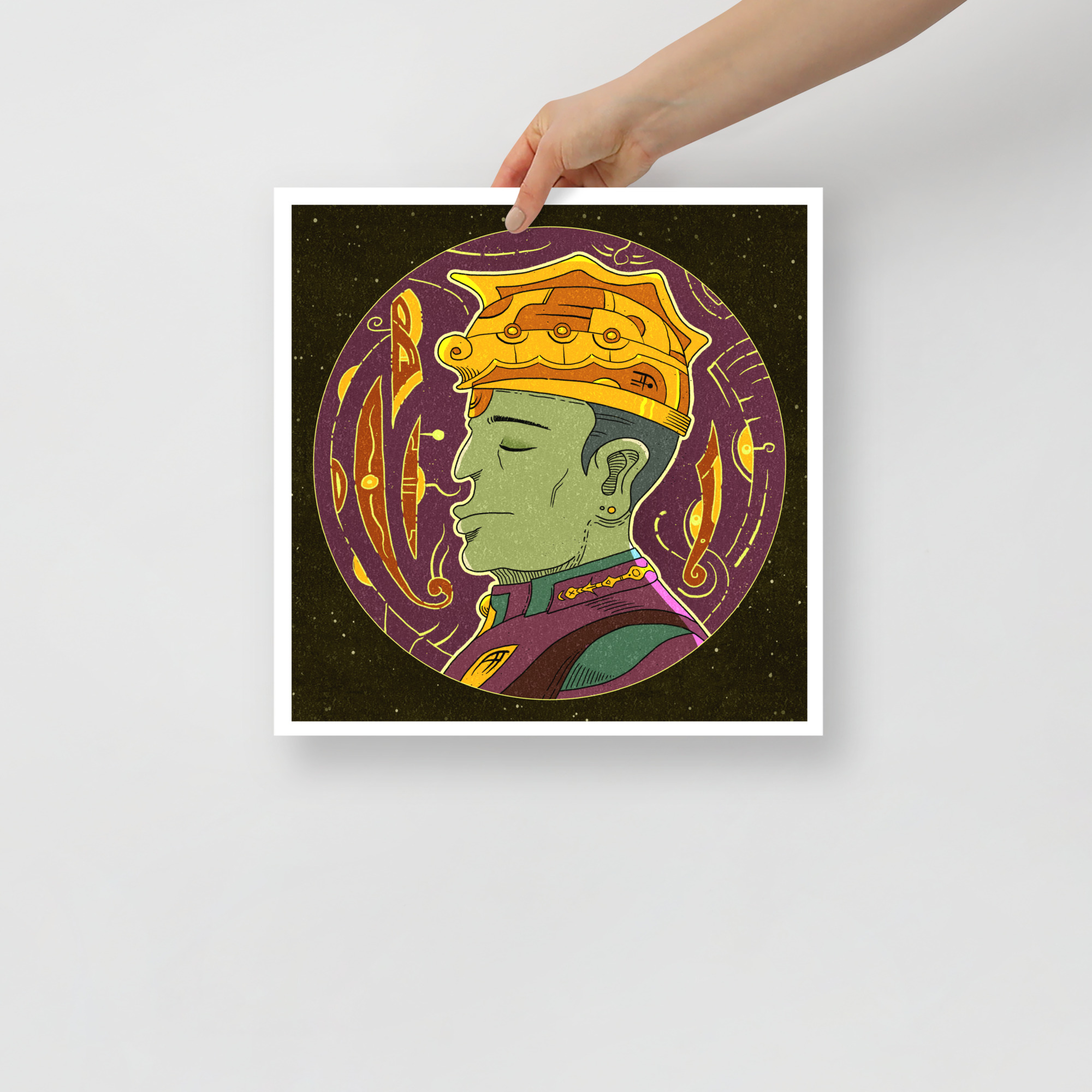 Dreamer - Poster, Pop-Surrealism, Lowbrow Art - 14×14 image