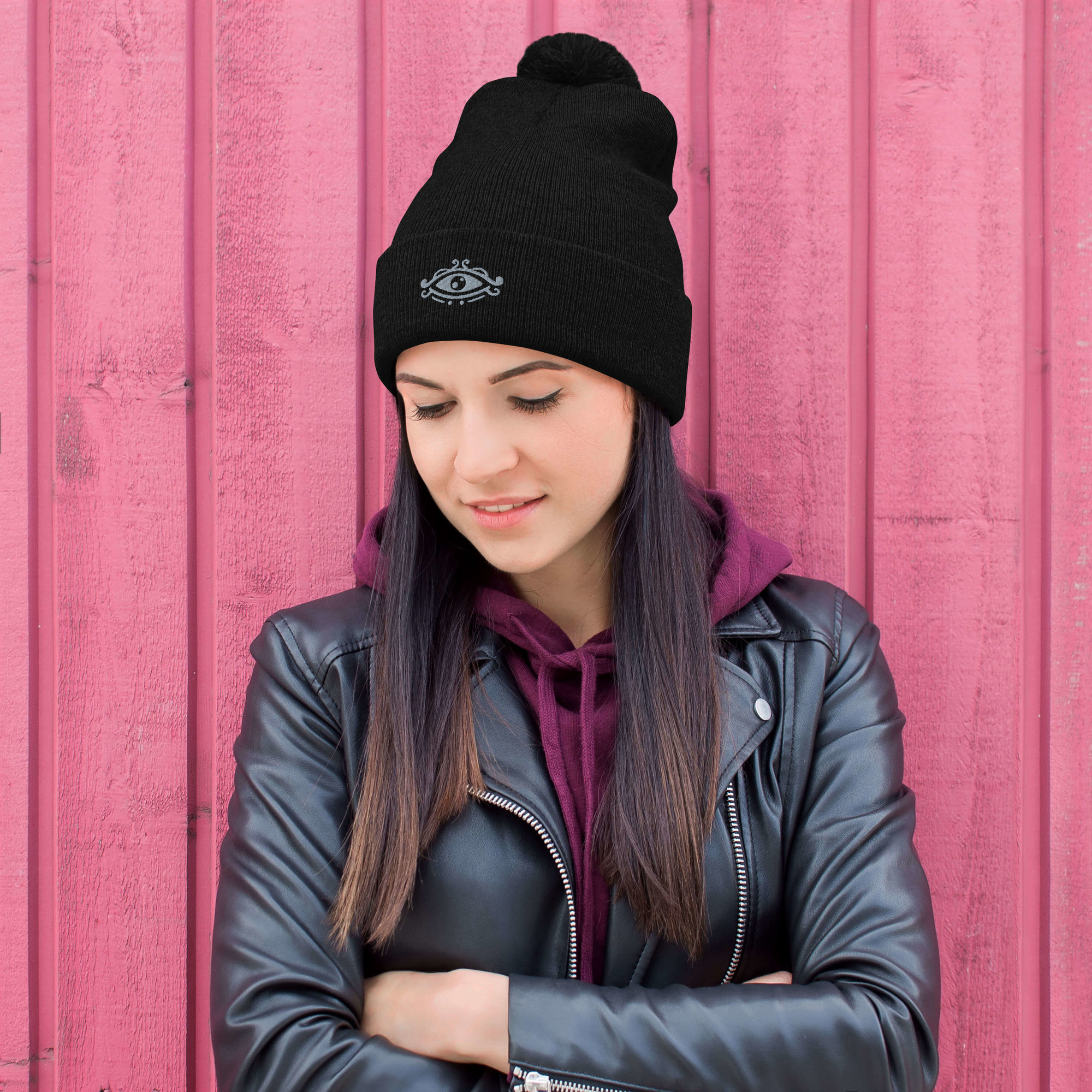 Pom-Pom Beanie - The Eye image