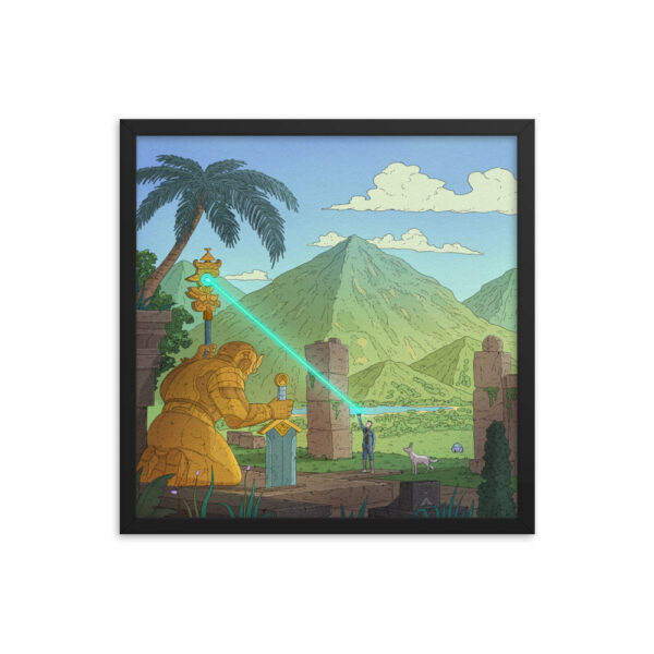The Golden Army of Hatra Framed Poster