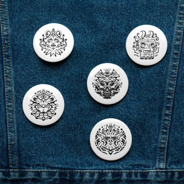 Sotuland set of pin buttons