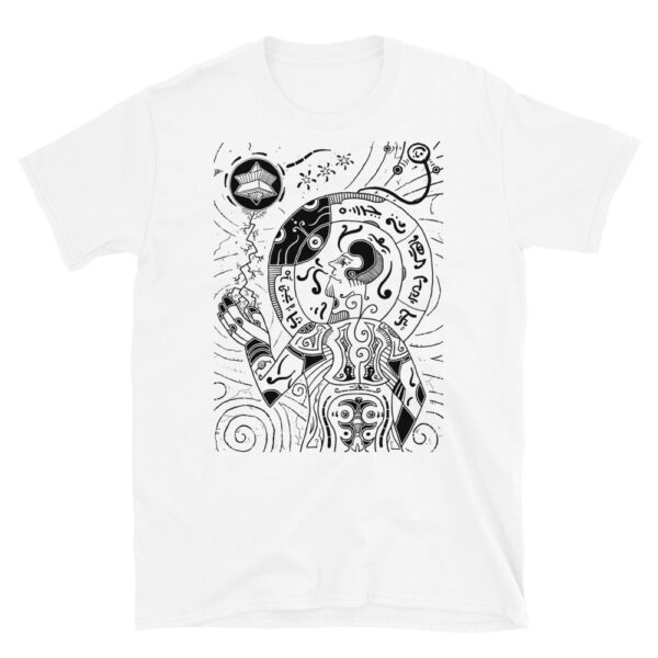Incal – Black And White Graphic Tee, Lowbrow T-Shirt, Doodle T-Shirt. Surrealism T-Shirt