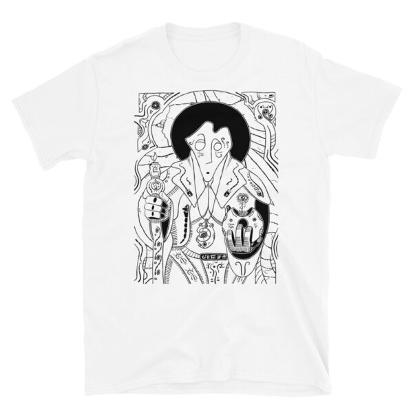 Morpheus – Black And White Graphic Tee, Lowbrow T-Shirt, Doodle T-Shirt. Surrealism T-Shirt