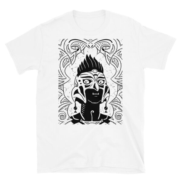 Vampire – Black And White Graphic Tee, Lowbrow T-Shirt, Doodle T-Shirt. Surrealism T-Shirt