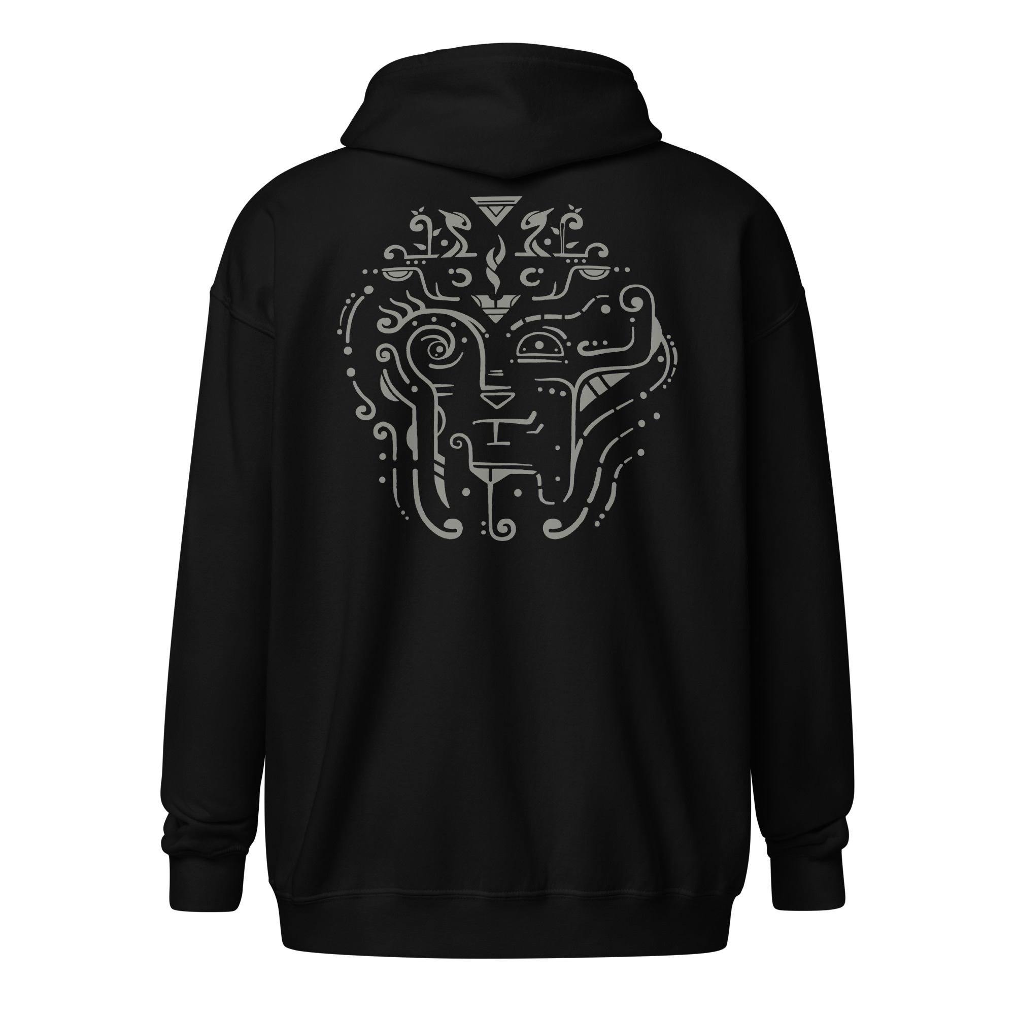 Totem – Zip Hoodie - Black, 5XL image