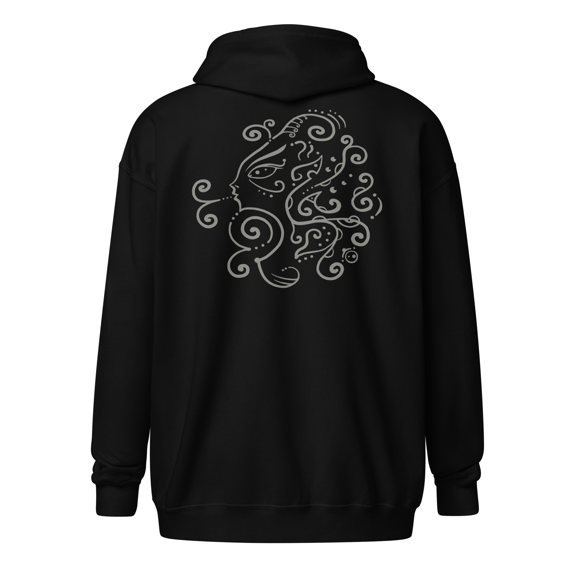 Wind Whisperer – Zip Hoodie - Black, 5XL image