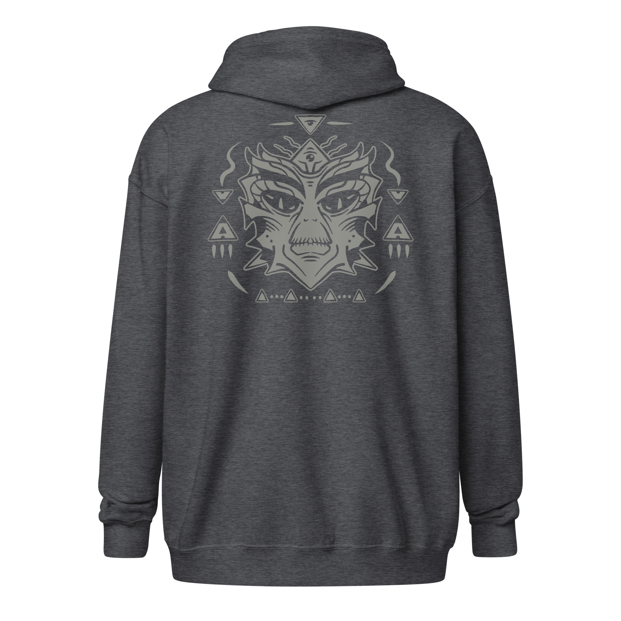 Ancient Aliens – Zip Hoodie - Dark Heather, 3XL image