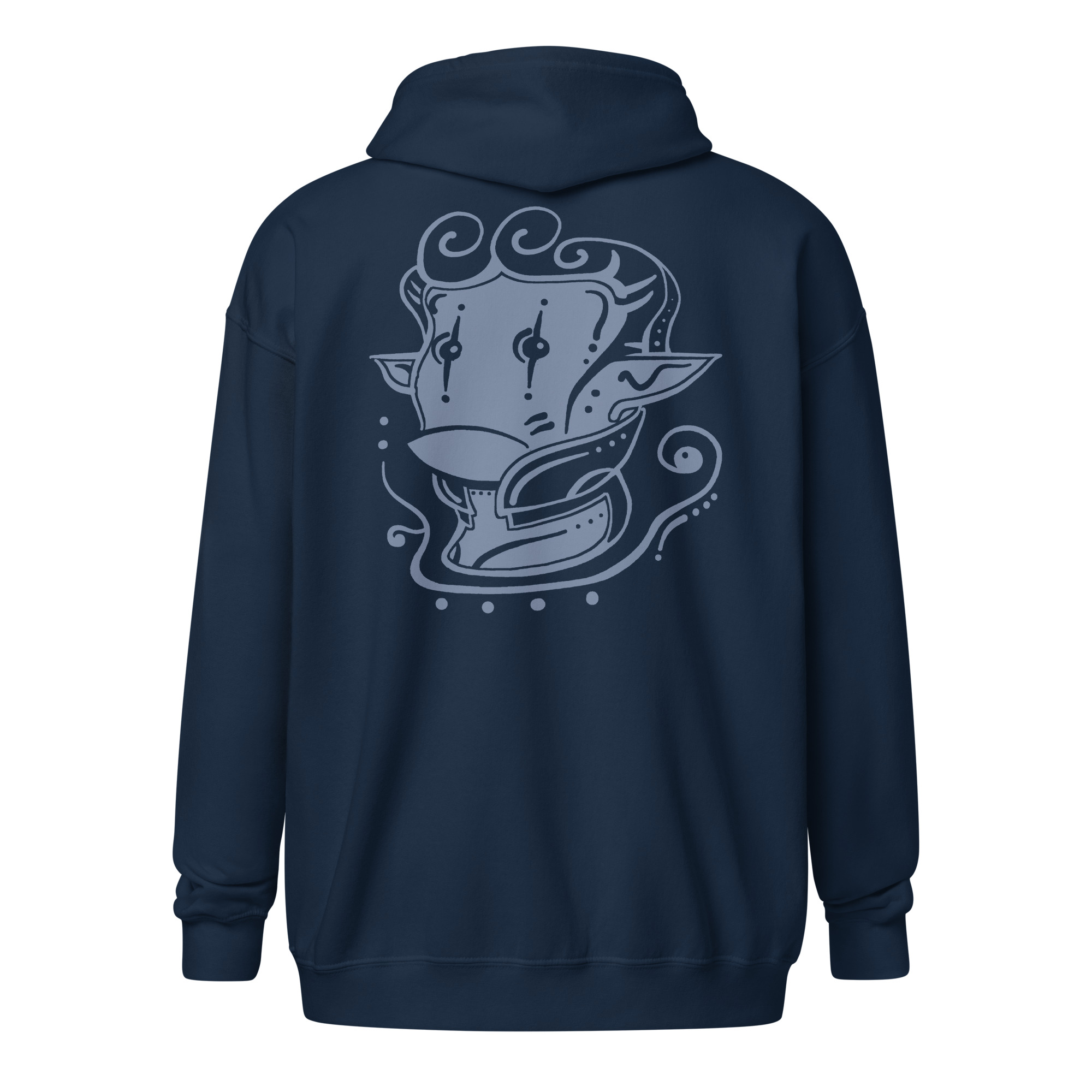 Kodama – Zip Hoodie - Navy, 5XL image