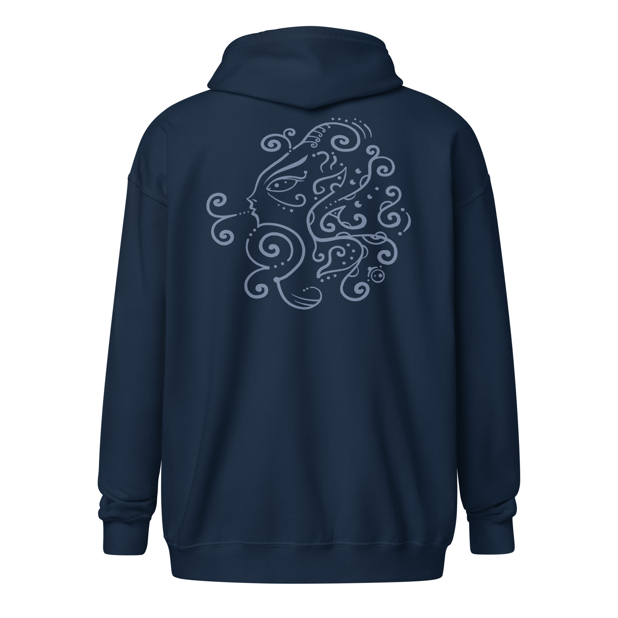 Wind Whisperer – Zip Hoodie - Navy, 5XL image