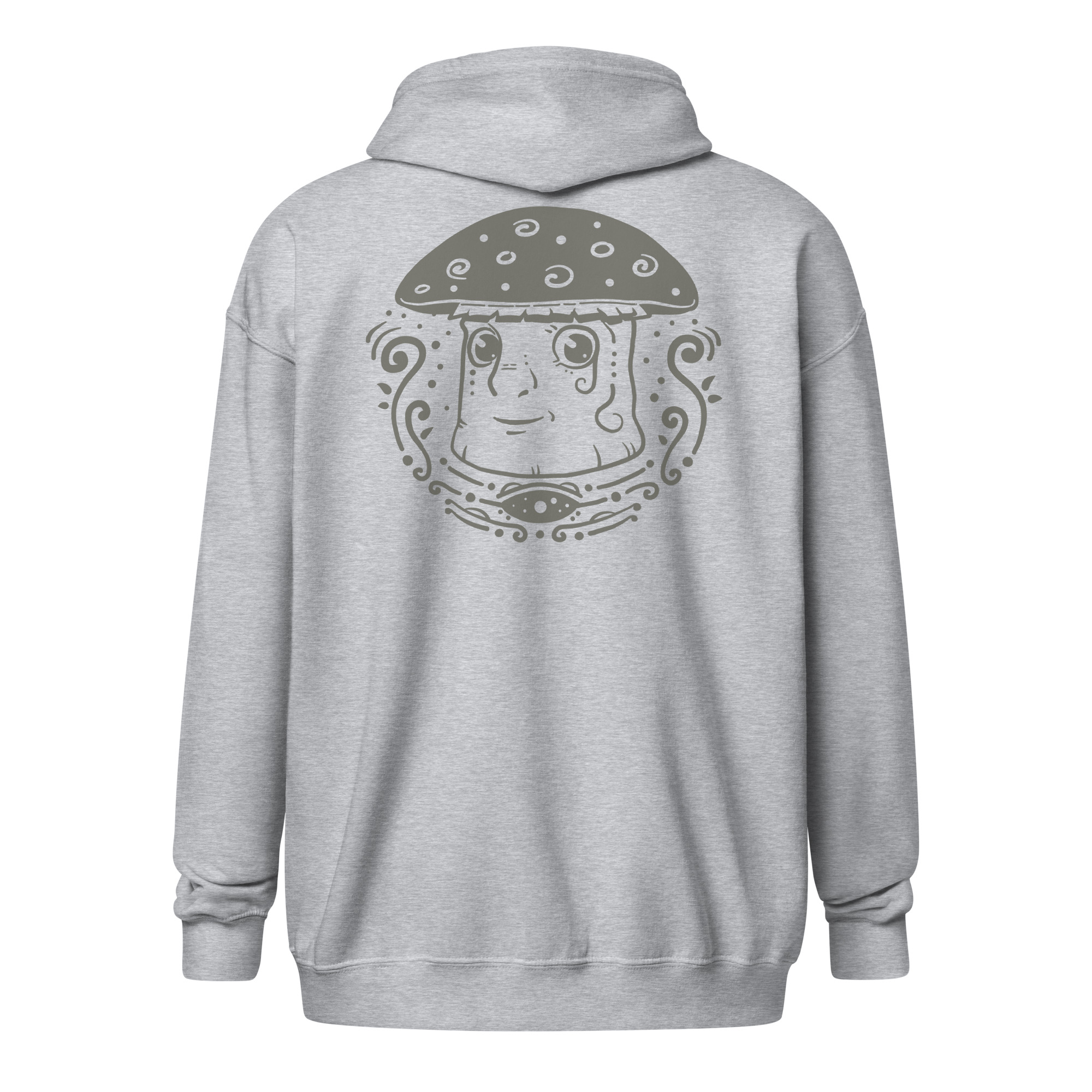 Psychedelic Mushrooms – Zip Hoodie - Sport Grey, 5XL image