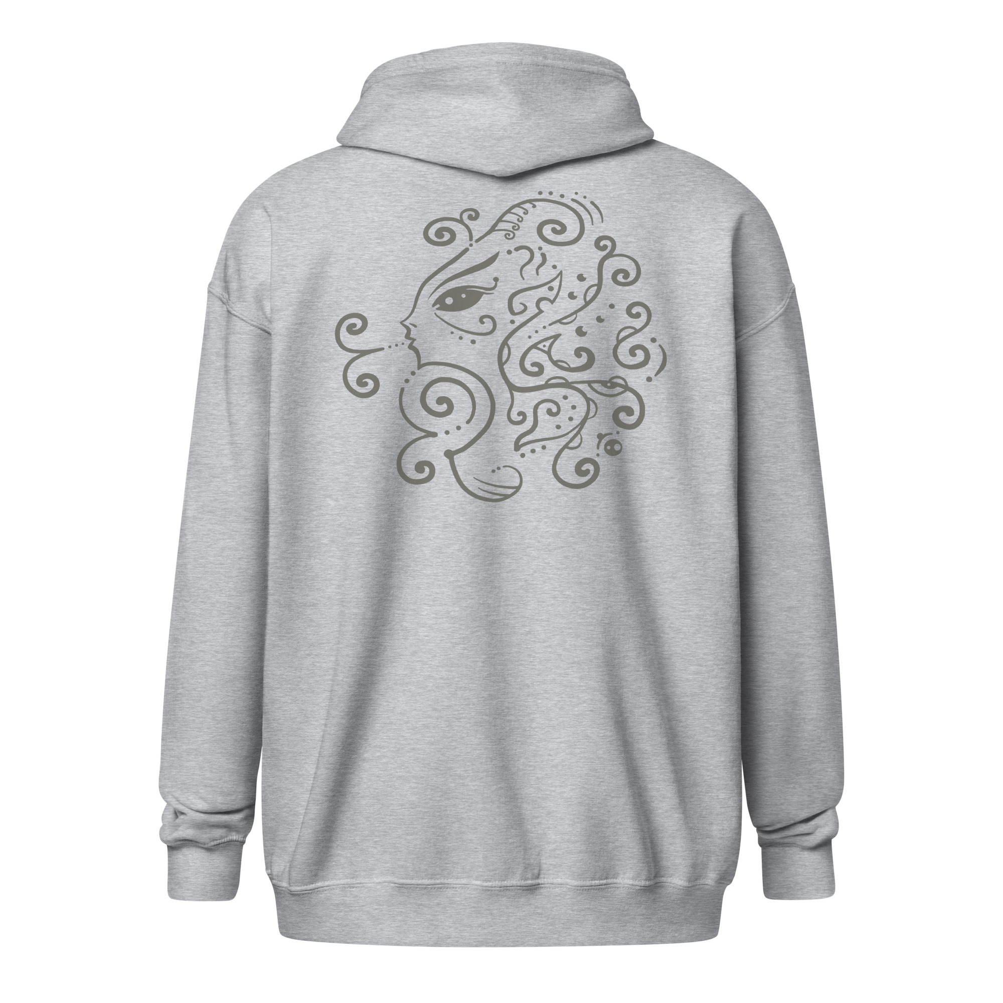 Wind Whisperer – Zip Hoodie - Sport Grey, 5XL image
