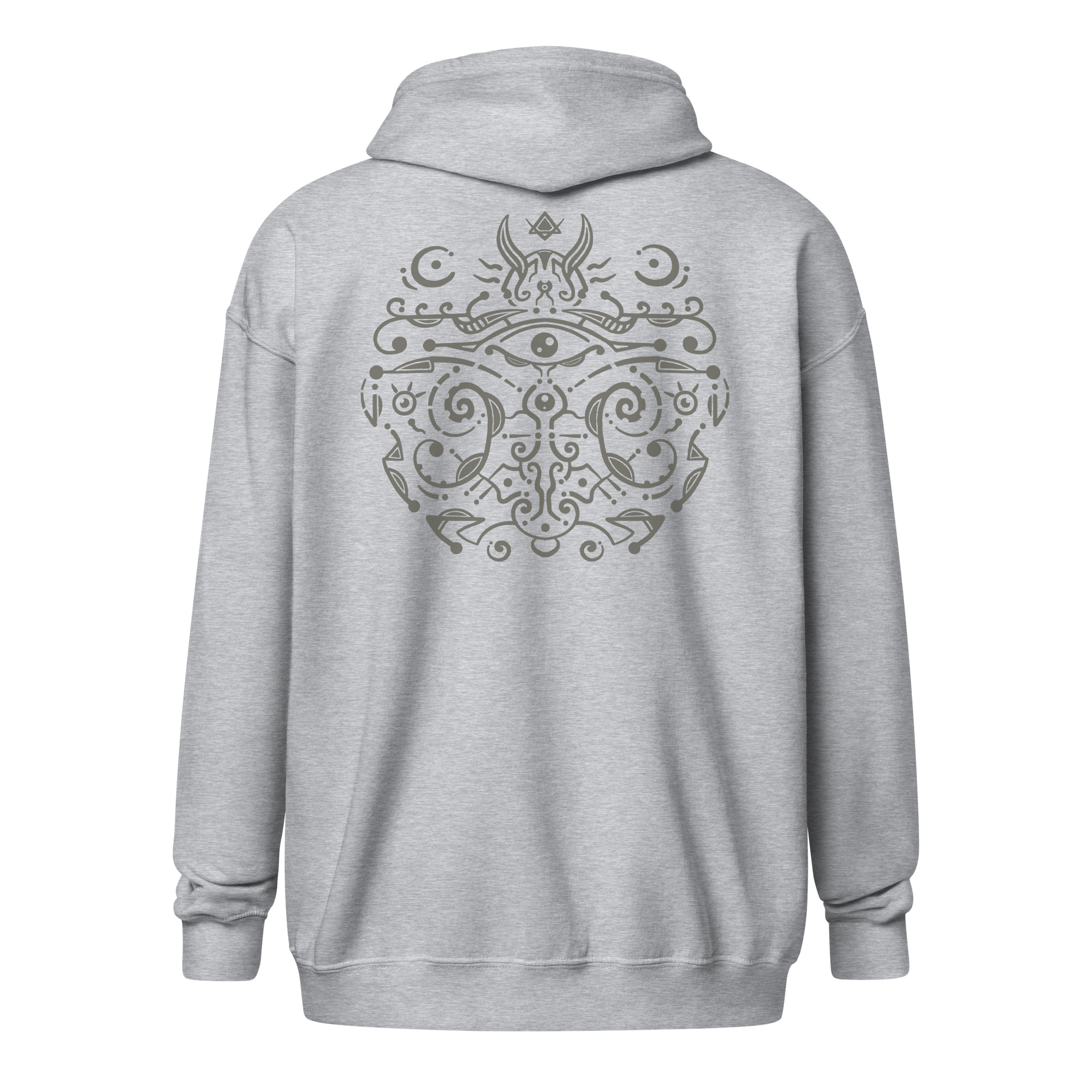 The Great Eye – Zip Hoodie - Sport Grey, 5XL image