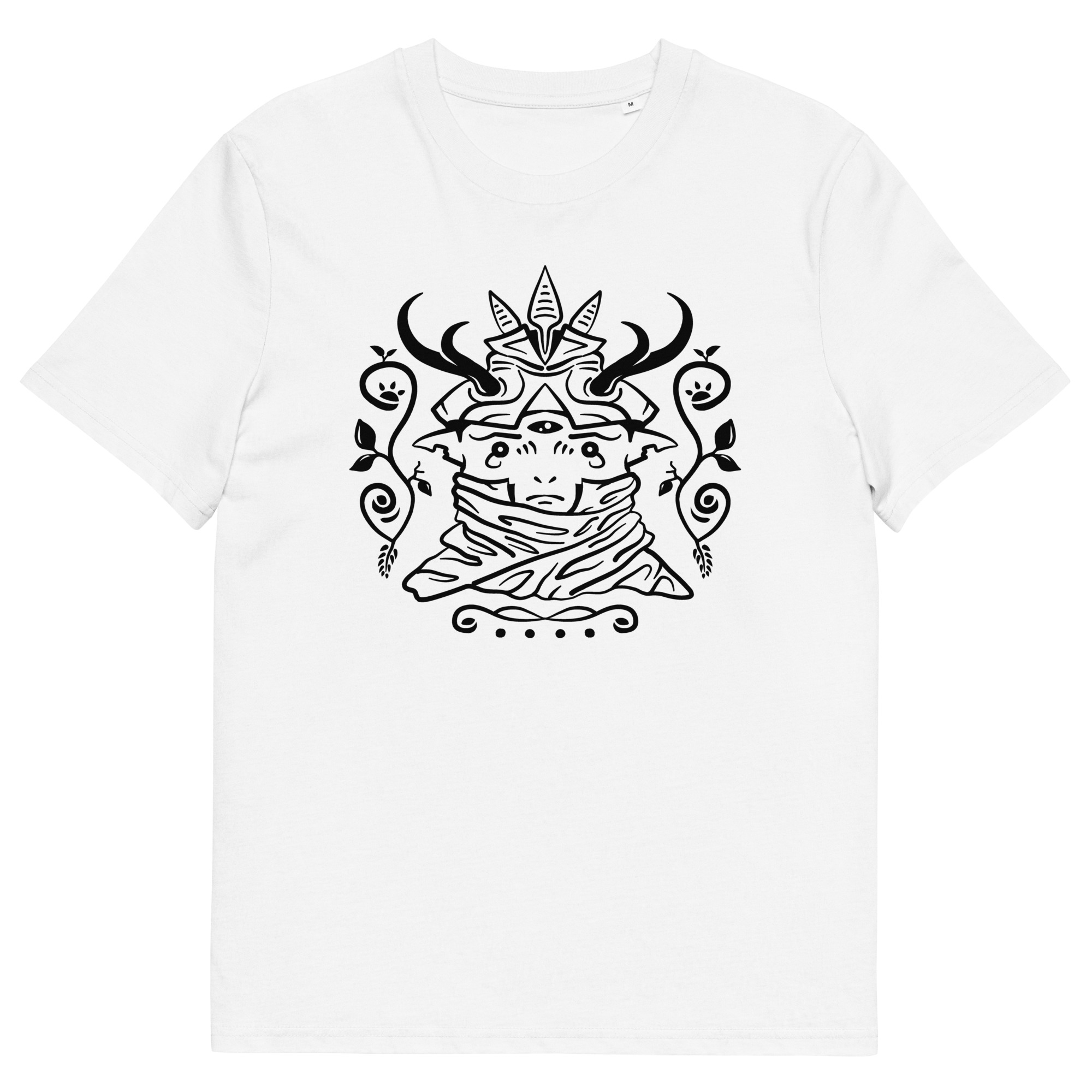 Wood Elf - Organic Cotton T-Shirt - White, 5XL image
