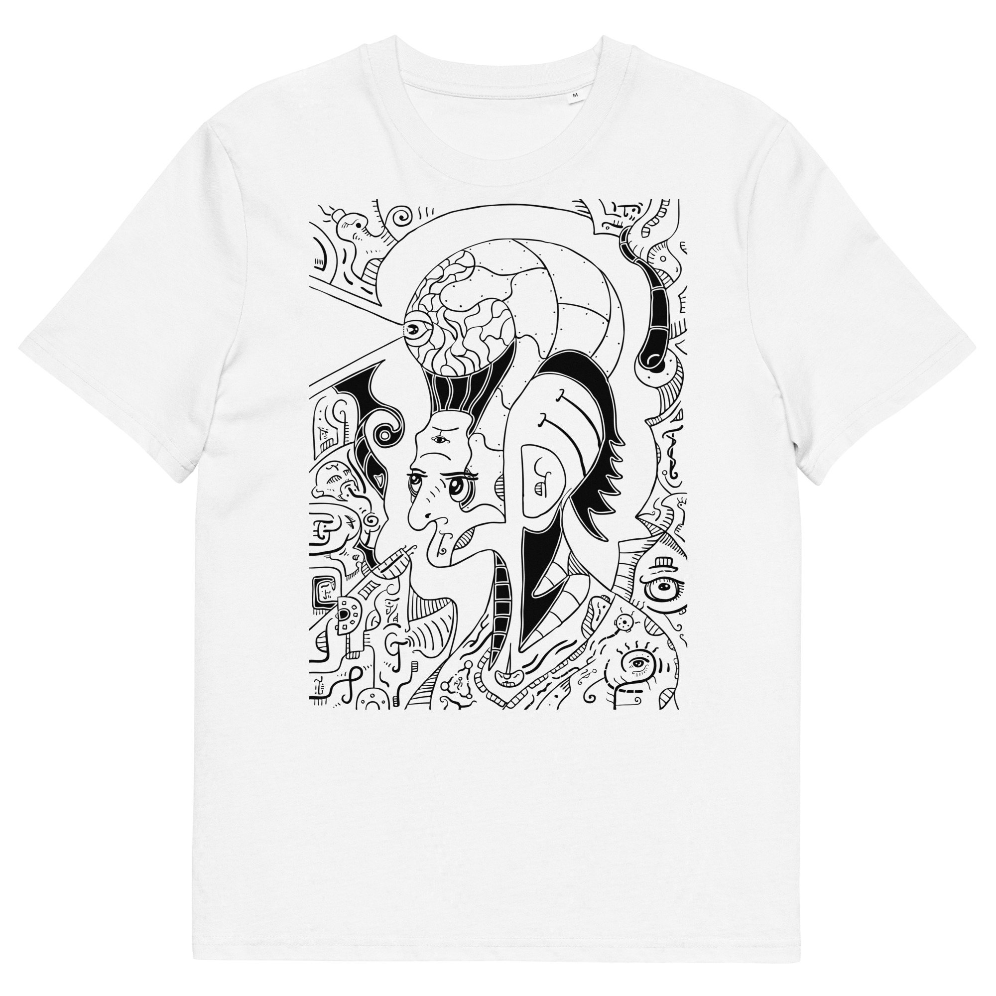 Brain - Organic Cotton T-Shirt - 5XL image