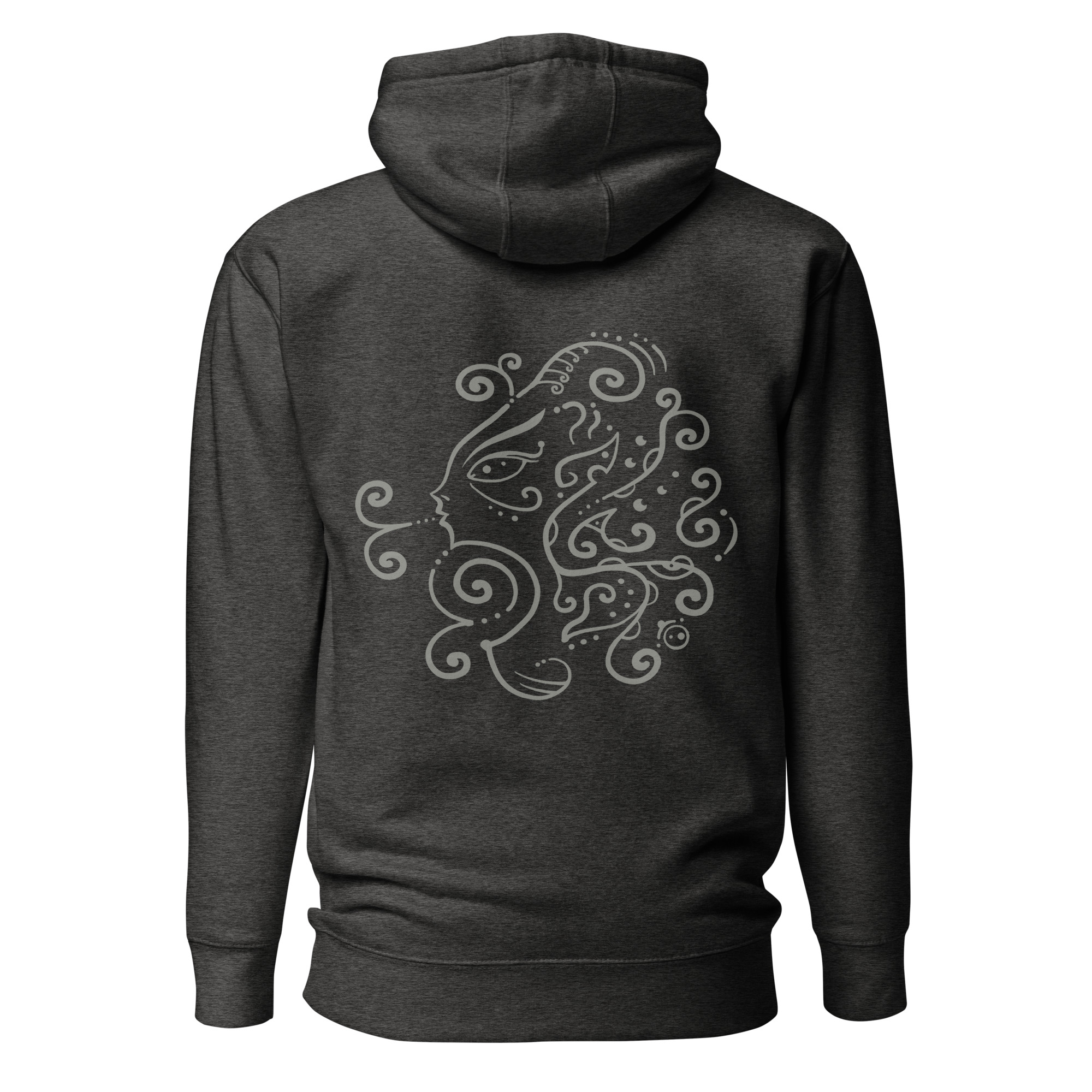Wind Whisperer - Hoodie - Charcoal Heather, 3XL image