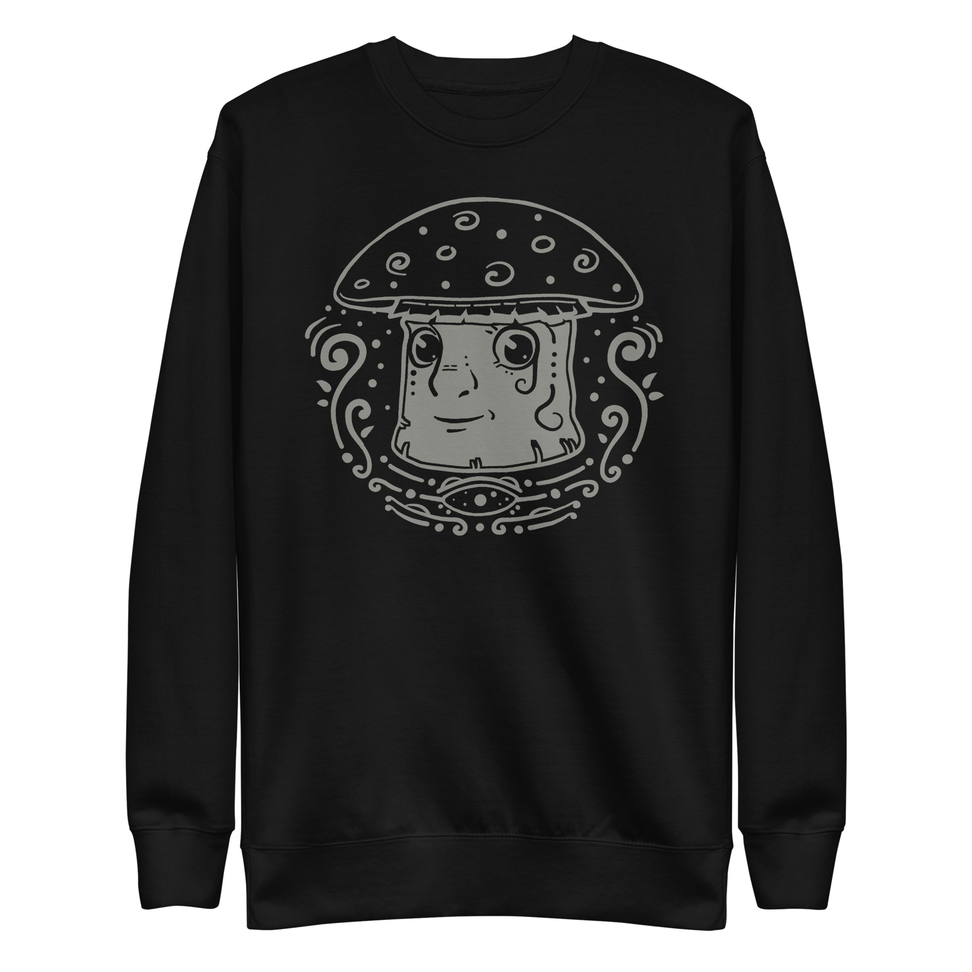 Psychedelic Mushrooms - Sweatshirt - Black, 3XL image