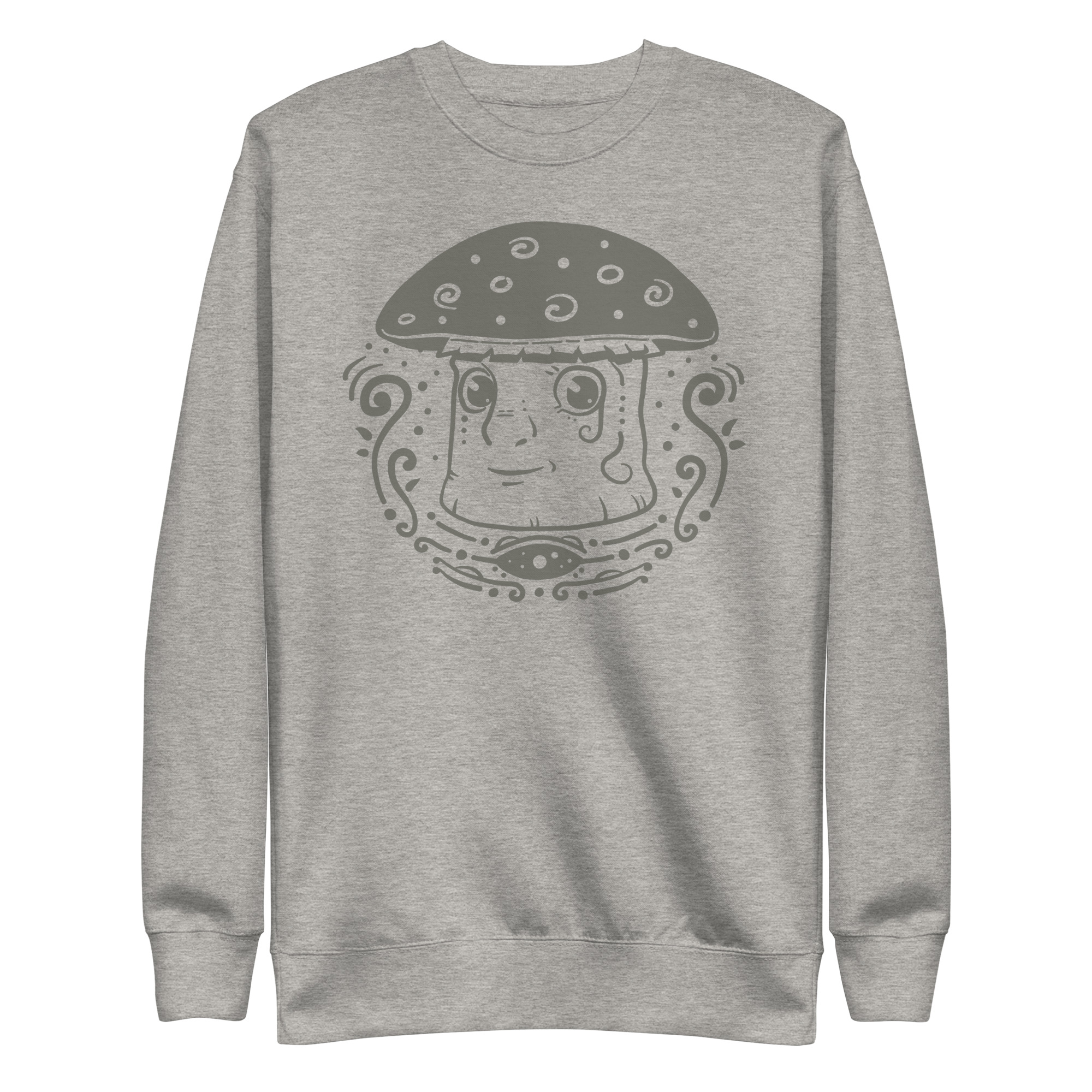 Psychedelic Mushrooms - Sweatshirt - Carbon Grey, 3XL image