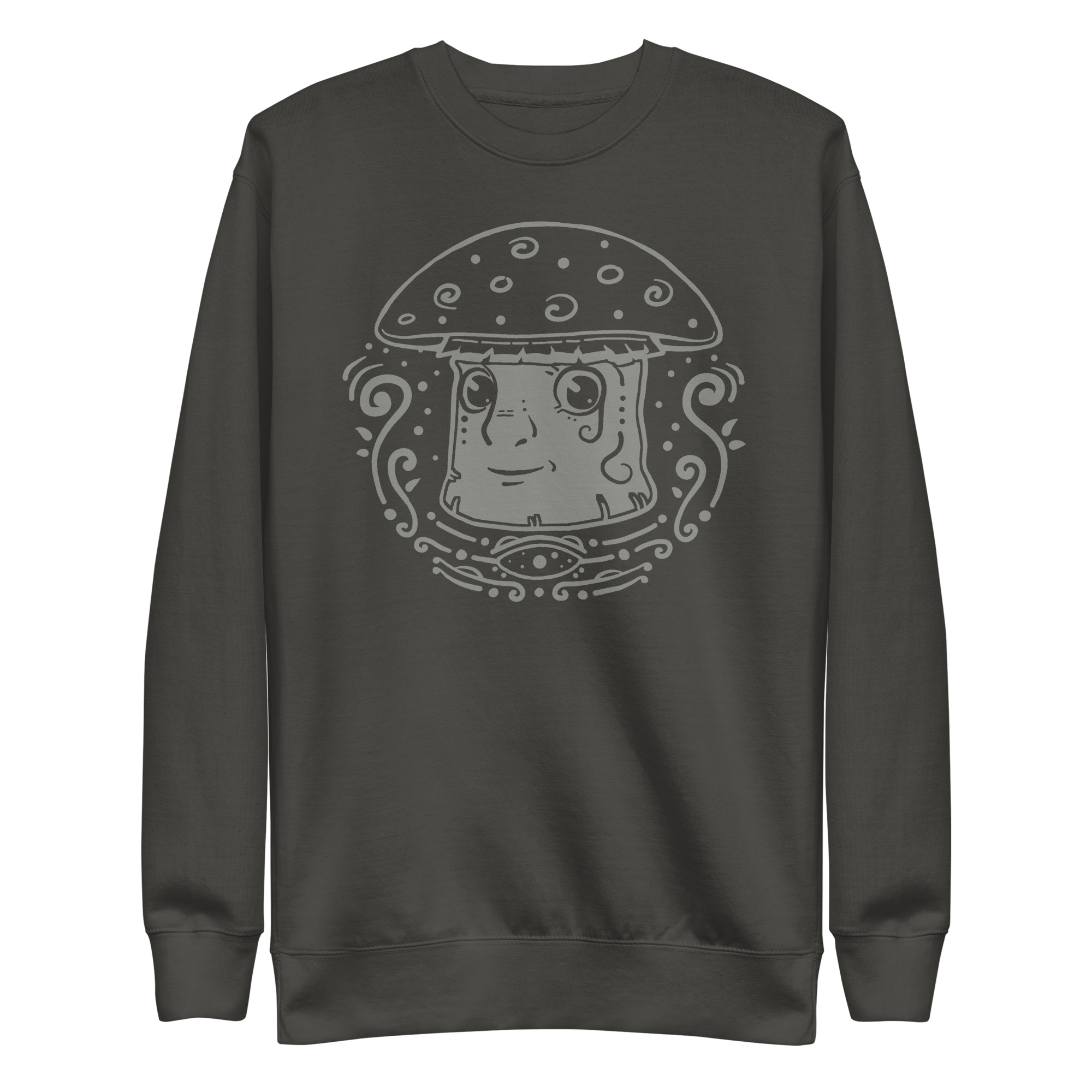 Psychedelic Mushrooms - Sweatshirt - Vintage Black, 3XL image