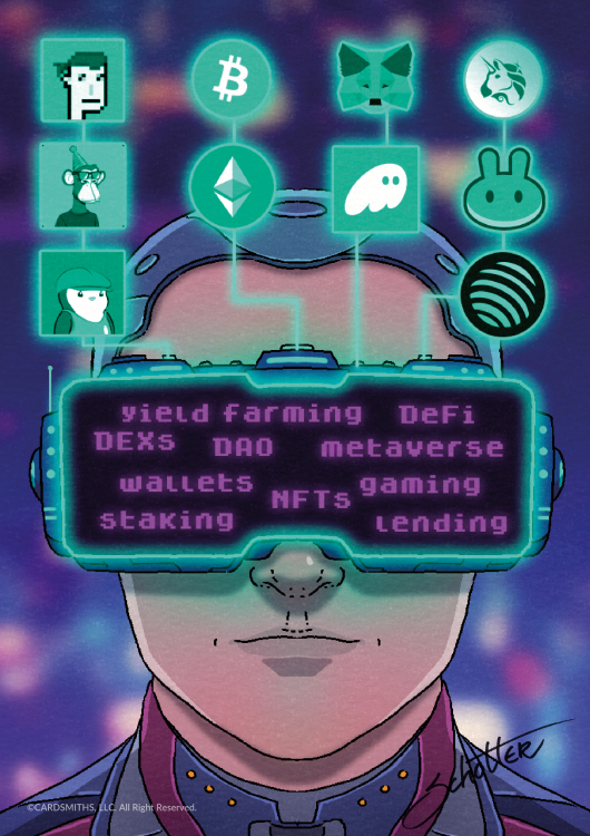 Web3 kollektsioonikaardi poster – Erki Schotteri käsitsi allkirjastatud